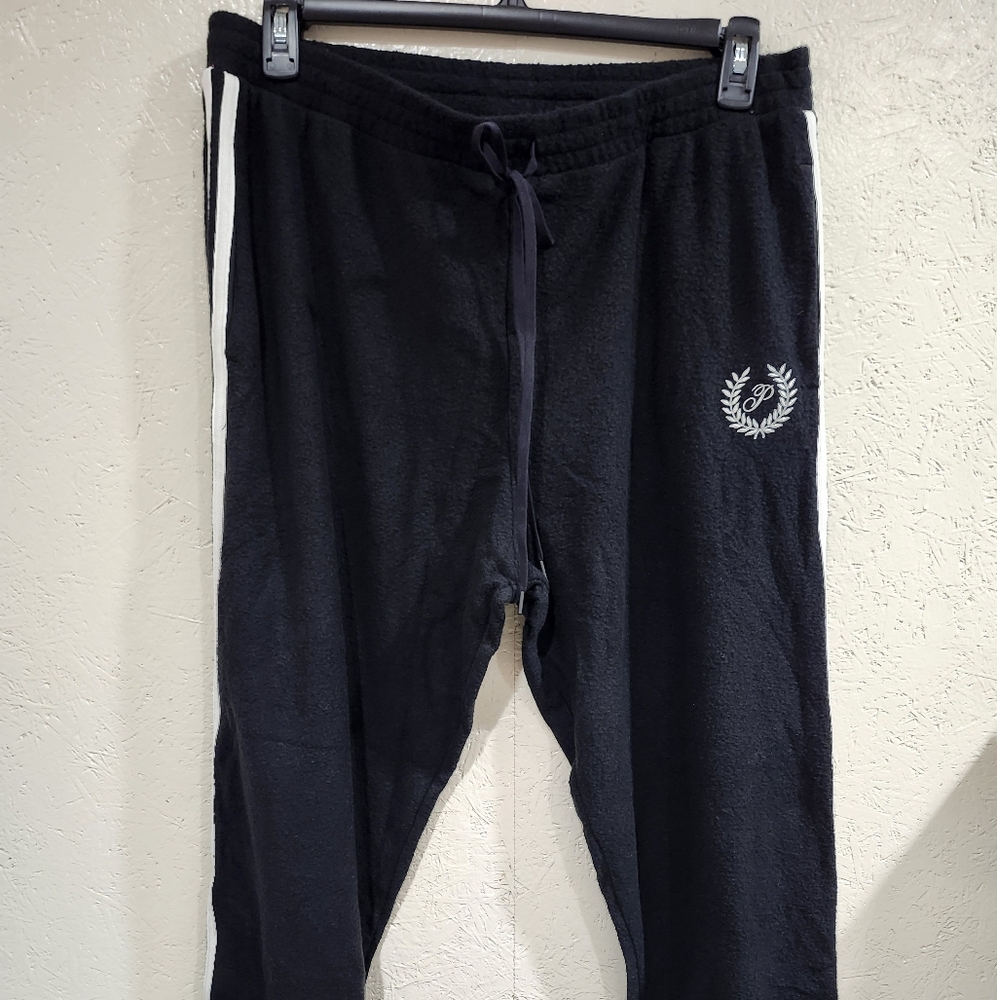 Victoria’s Secret PINK‎ Logo sweatpants reverse fleece NWT XL